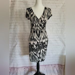 Mercer & Madison Faux Wrap Dress Size S